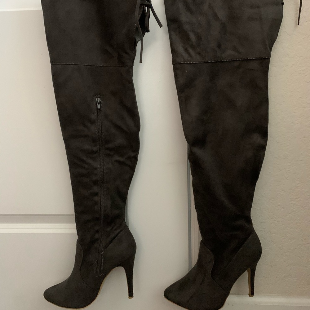 Over the knee high boots with original box